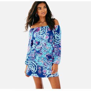 Lilly Pulitzer Lana Skort Romper Deep Indigo Gypsea